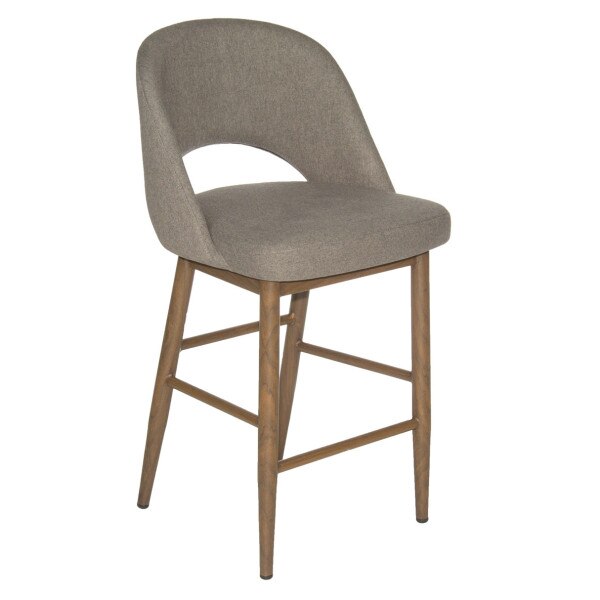 Henricks Stool slate fabric